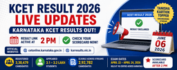 KCET Result 2026 Declared: Karnataka UGCET Scorecard Link Active